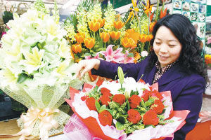 京城花卉市场火爆迎春-财经频道-金融界